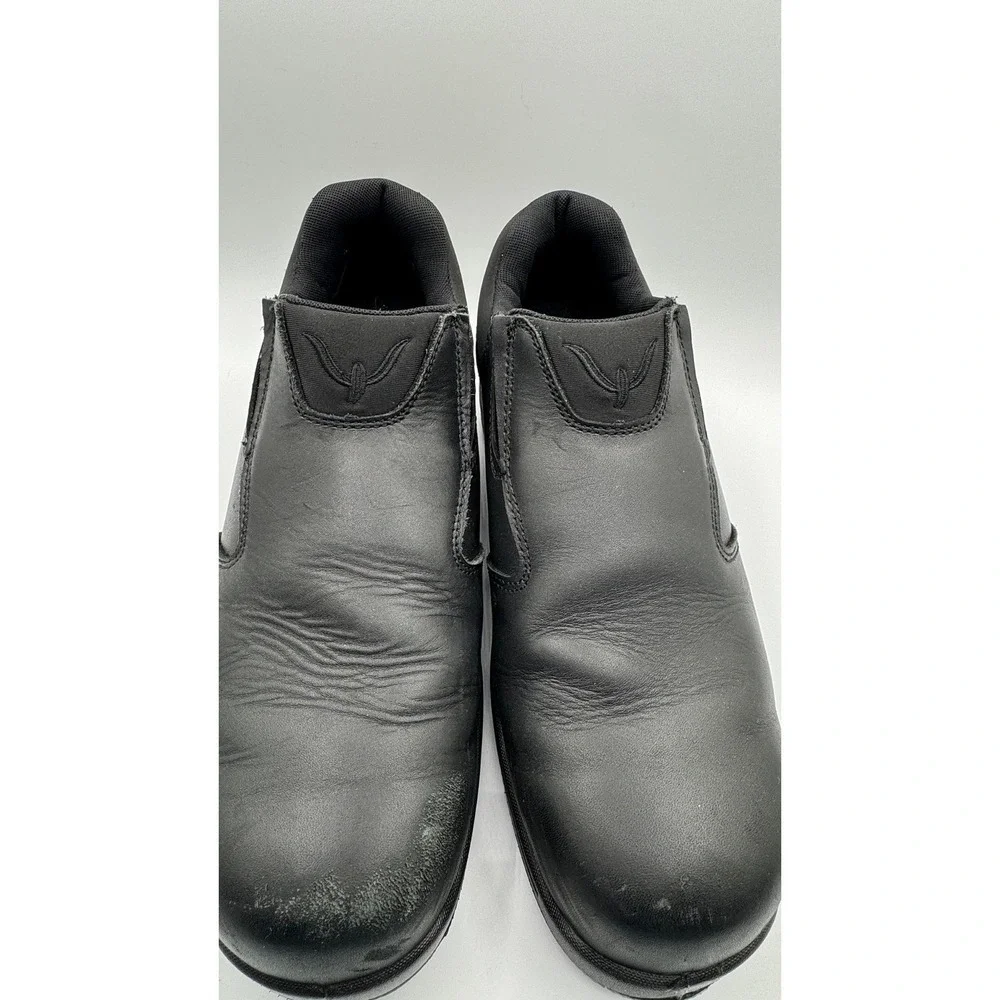 Thorogood Thoro-Flex Men's Black Leather Slip On Work Shoes Size 11.5 M SR ASTM